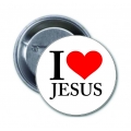 Insigna mare I love Jesus